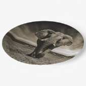 Wildlife Bull Elephant Photo Papieren Bordje (Gekanteld)
