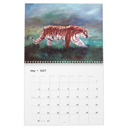 Wildlife Calendar Kalender (Mei 2027)