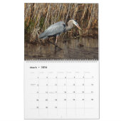 Wildlife Calendar, Waterbirds, Herons Kalender (Mar 2026)