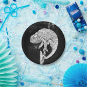 Wildlife Chameleon Papieren Bordje (Feest)