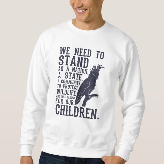 Wildlife Conservation Gift Zoo Crew Animal Keeper Trui (Voorkant)