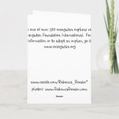 Wildlife Conservation Grumpy Baby Kaart (Achterkant)