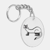 Wildlife - Cool Black-footed FERRET - Natuur - Sleutelhanger (Voorkant Links)