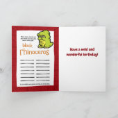 Wildlife Croc Puzzle Wenskaart Kaart (Binnen)