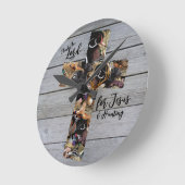 Wildlife Décor voor christenen, jaagmuur-klok Ronde Klok (Hoek)