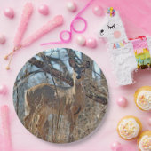 Wildlife Deer Bossen Foto Papieren Bordje (Feest)