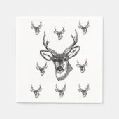 Wildlife Deer Napkins Servetten (Voorkant)