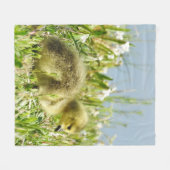 Wildlife deken, fleece, golling, Canada Goose Fleece Deken (Voorkant (Horizontaal))