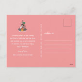 Wildlife Dieren Kerstboom Feestdagenkaart (Achterkant)