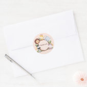 Wildlife dieren schattig Dank u stickers (Envelop)