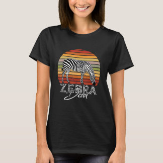 Wildlife Dierenvriend Zookeeper Retro Zebra Horse T-shirt