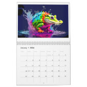 Wildlife Dierenvrienden Kleur Splash Art 2025 Kalender (Jan 2026)