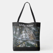 Wildlife doet ertoe! Tote bag (Achterkant)