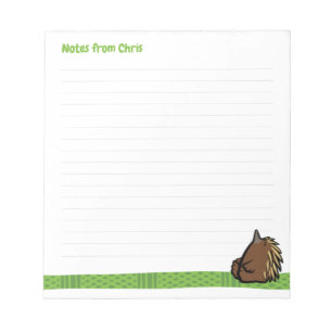Wildlife Echidna Note Pad Notitieblok