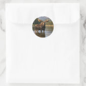 Wildlife Eland Berg Rivier Ronde Sticker (Tas)