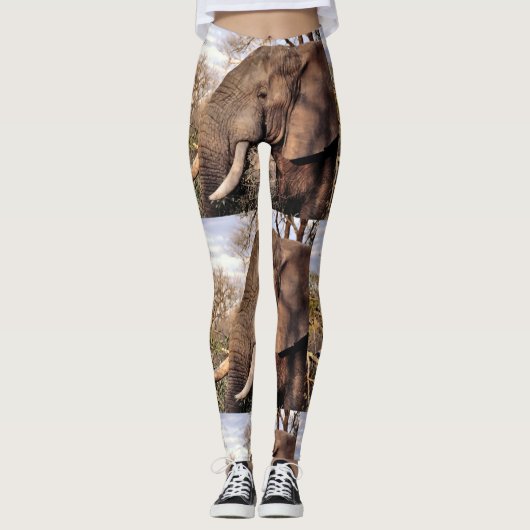 Wildlife Elephant Lover Leggings (Voorkant)