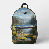 Wildlife en Natuur gepersonaliseerd Bedrukte Rugzak (Voorkant)