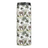 Wildlife en Palmboom Thermische Bekers (Achterkant)