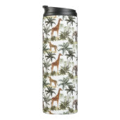 Wildlife en Palmboom Thermische Bekers (Geroteerd rechts)