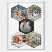 Wildlife Fleece Deken (Voorkant)