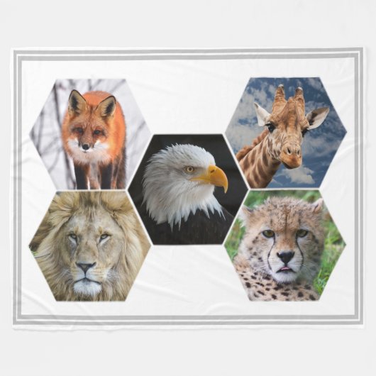 Wildlife Fleece Deken (Voorkant (Horizontaal))