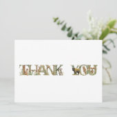 WILDLIFE FONT BEDANKKAART (Staand voorkant)