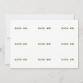 WILDLIFE FONT BEDANKKAART (Achterkant)