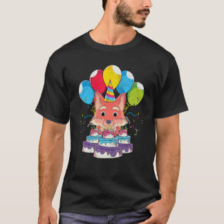 Wildlife Forest Dier Kids Verjaardagsfeestje Leuk T-shirt
