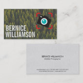 Wildlife fotograaf | Bossen | Camera-pictogram Visitekaartje (Voorkant / Achterkant)