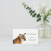 Wildlife Fotografie Instructie Visitekaartjes (Staand voorkant)