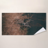 WILDLIFE-FOTOGRAFIE VAN GRAY-DEER, OVERGELEGD DOOR BADHANDDOEK (Badhanddoek)