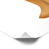 Wildlife Fox and Flower baby shower Perfect Poster (Hoek)