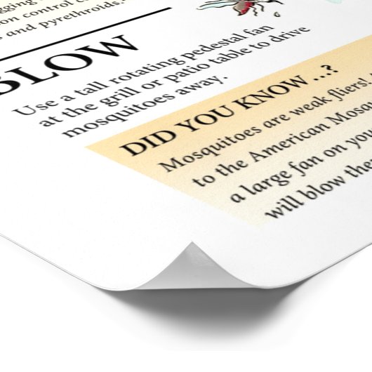 Wildlife Friendly Mosquito Solutions Poster (Hoek)