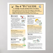 Wildlife Friendly Mosquito Solutions Poster (Voorkant)