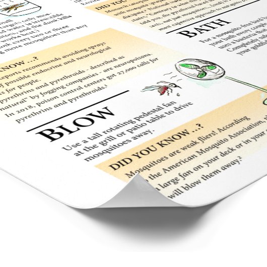 Wildlife Friendly Mosquito Solutions Poster (Hoek)