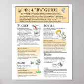 Wildlife Friendly Mosquito Solutions Poster (Voorkant)