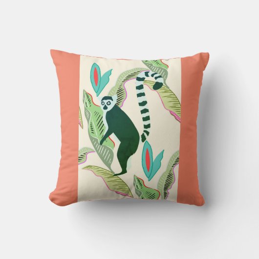 Wildlife Friendship - SOS Lemur Kussen (Voorkant)