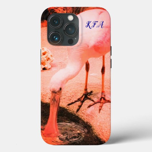 Wildlife Fun Roseate Spoonbill Trendy Case-Mate iPhone Case (Achterkant)