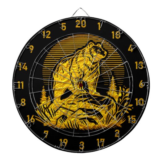 Wildlife-geïnspireerde Dart Board Magic Dartbord (Voorkant)