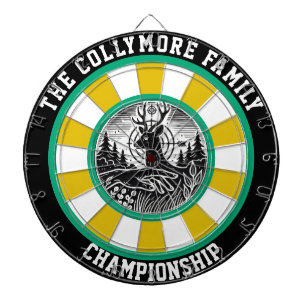 Wildlife-geïnspireerde herten Target Design Dartbord