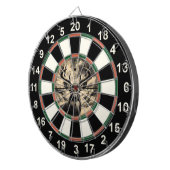 Wildlife-geïnspireerde Hunting Lodge Ontwerp Dartbord (Voorkant Rechts)