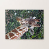 Wildlife Giraffe Foto Legpuzzel (Horizontaal)