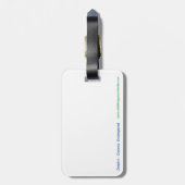 Wildlife - Grafische DOLFIJN - Marine - Oceanen - Bagagelabel (Achterkant verticaal)