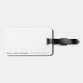 Wildlife - Grafische DOLFIJN - Marine - Oceanen - Bagagelabel (Achterkant horizontaal)