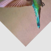 Wildlife Green Hummingbird Foto Tissuepapier (Detail)