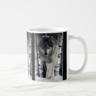 Wildlife Grey Wolf Animal-lover-ontwerp Koffiemok