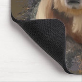 Wildlife Grizzly Beer Earth Tones Splatter Muismat (Hoek)