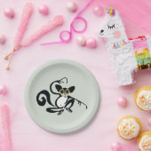 Wildlife - Hand getrokken AYE-AYE -Happy Birthday  Papieren Bordje (Feest)