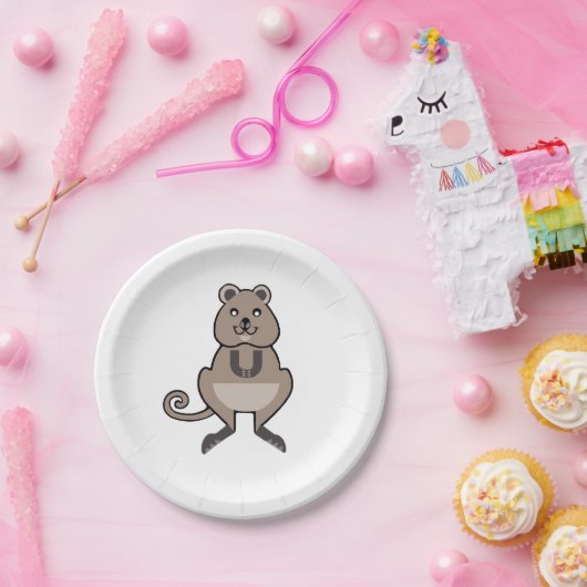 Wildlife - Happy QUOKKA - Natuur - Feest Papieren Bordje (Feest)