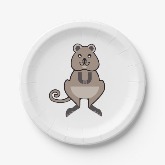 Wildlife - Happy QUOKKA - Natuur - Feest Papieren Bordje (Voorkant)